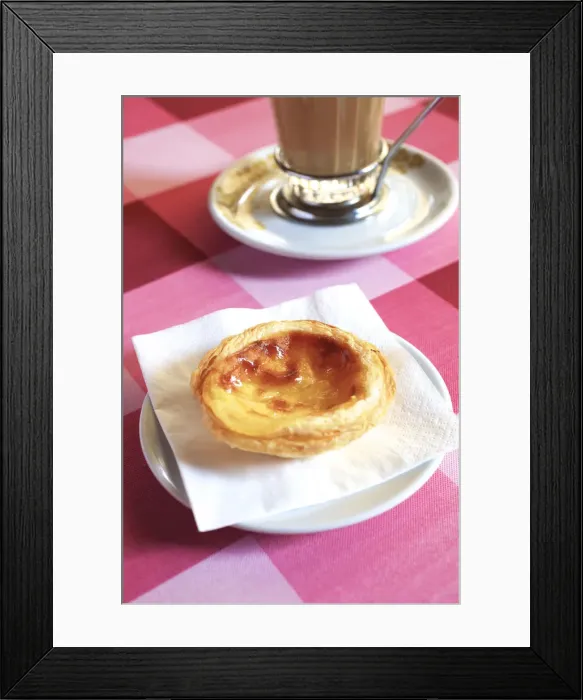Framed Print : Portuguese Custard Tart, Eastern Algarve, Algarve, Portugal, Europe