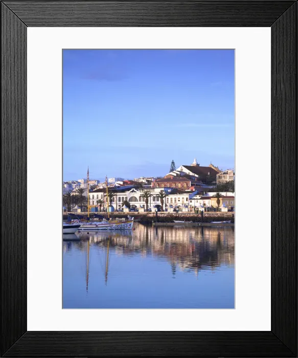 Framed Print : Marina and City of Lagos, Lagos, Western Algarve, Algarve, Portugal, Europe Framed Print : Marina and City of Lagos, Lagos, Western Algarve, Algarve, Portugal, Europe