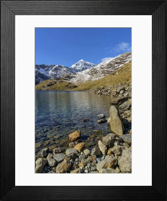 Framed Print : Europe, United Kingdom, Wales, Anglesey, Snowdonia National Park