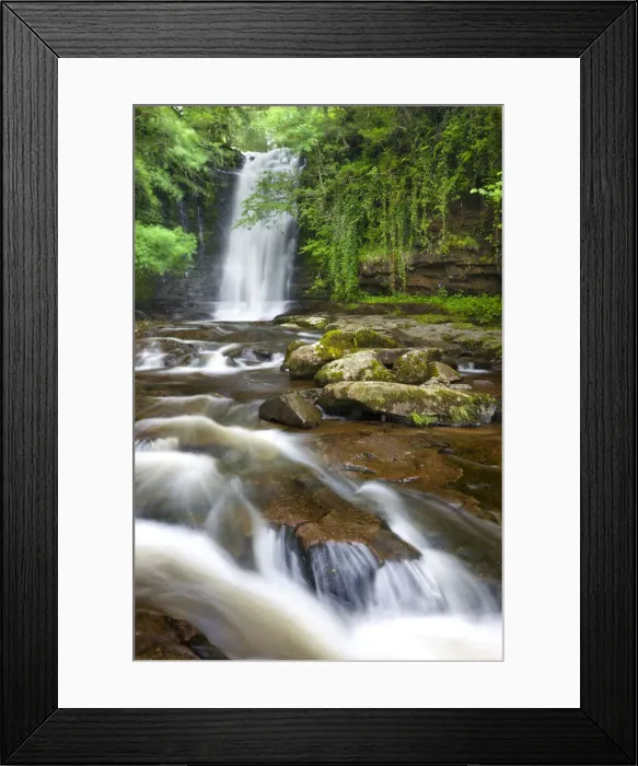 Framed Print : Waterfall on the Caerfanell near Blaen-y-glyn, Brecon Beacons National Park, Powys, Wales Framed Print : Waterfall on the Caerfanell near Blaen-y-glyn, Brecon Beacons National Park, Powys, Wales