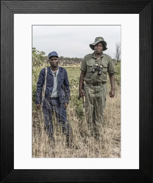 Framed Print : Africa, Zimbabwe, Bulawayo. Matobo Hills National Park, ranger protecting rhinos Framed Print : Africa, Zimbabwe, Bulawayo. Matobo Hills National Park, ranger protecting rhinos
