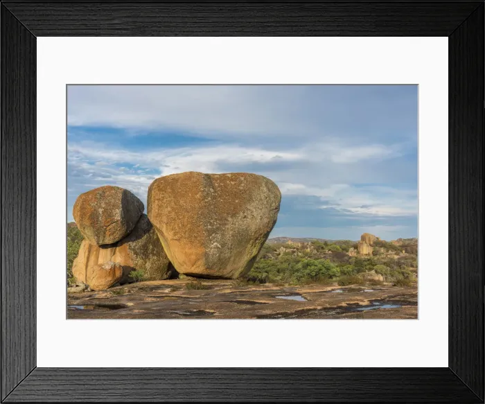 Framed Print : africa, Zimbabwe, Bulawayo. Matobo Hills National Park. granite rock formations Framed Print : africa, Zimbabwe, Bulawayo. Matobo Hills National Park. granite rock formations