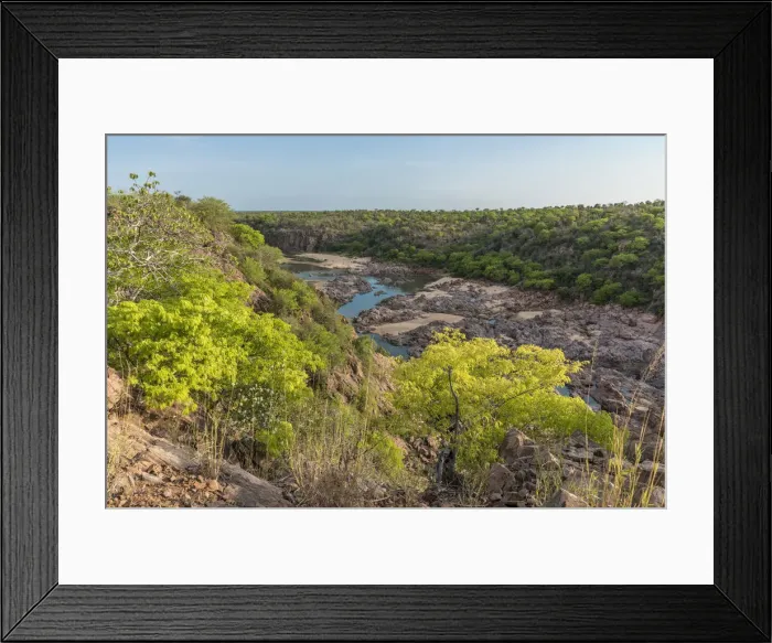 Framed Print : africa, Zimbabwe, the Save River near Gonarezhou National Park Framed Print : africa, Zimbabwe, the Save River near Gonarezhou National Park