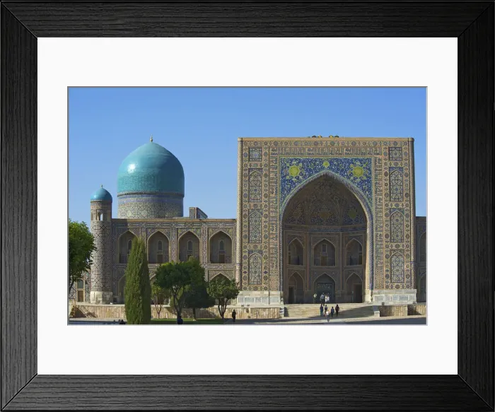 Framed Print : Tilla Kari Madrassa, Registan, Samarkand, Uzbekistan Framed Print : Tilla Kari Madrassa, Registan, Samarkand, Uzbekistan