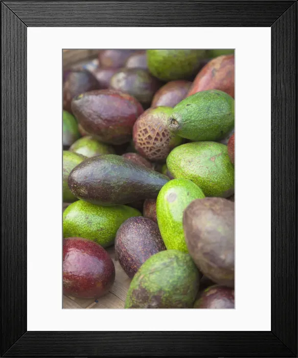 Framed Print : Avocados at market, Hoi An, Quang Nam, Vietnam
