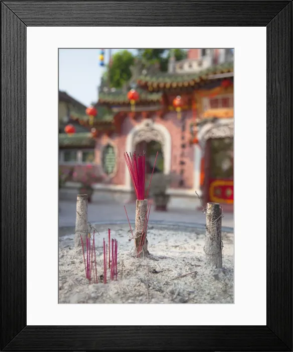 Framed Print : Incense sticks at Phouc Kien Assembly Hall, Hoi An (UNESCO World Heritage Site), Quang Framed Print : Incense sticks at Phouc Kien Assembly Hall, Hoi An (UNESCO World Heritage Site), Quang