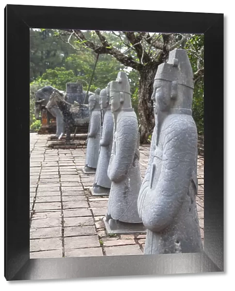 Statues at Tomb of Tu Duc (UNESCO World Heritage Site), Hue, Thua Thien-Hue, Vietnam