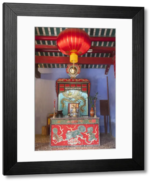 Framed Print : Trieu Chau Assembly Hall, Hoi An (UNESCO World Heritage Site), Quang Ham, Vietnam