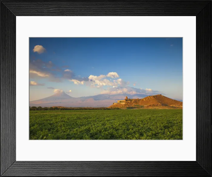 Framed Print : Armenia, Yerevan, Ararat plain, Khor Virap Armenian Apostolic Church monastery Framed Print : Armenia, Yerevan, Ararat plain, Khor Virap Armenian Apostolic Church monastery