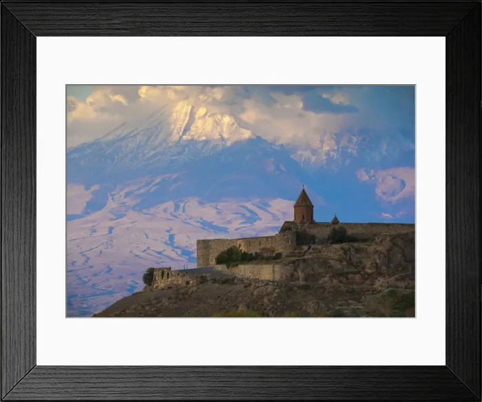 Framed Print : Armenia, Yerevan, Ararat plain, Khor Virap Armenian Apostolic Church monastery Framed Print : Armenia, Yerevan, Ararat plain, Khor Virap Armenian Apostolic Church monastery