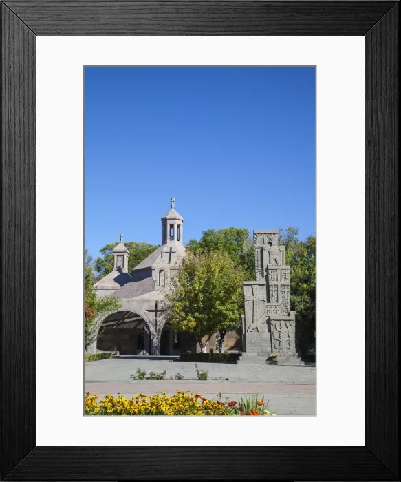 Framed Print : Armenia, Echmiadzin, Armenian genocide Monument Framed Print : Armenia, Echmiadzin, Armenian genocide Monument
