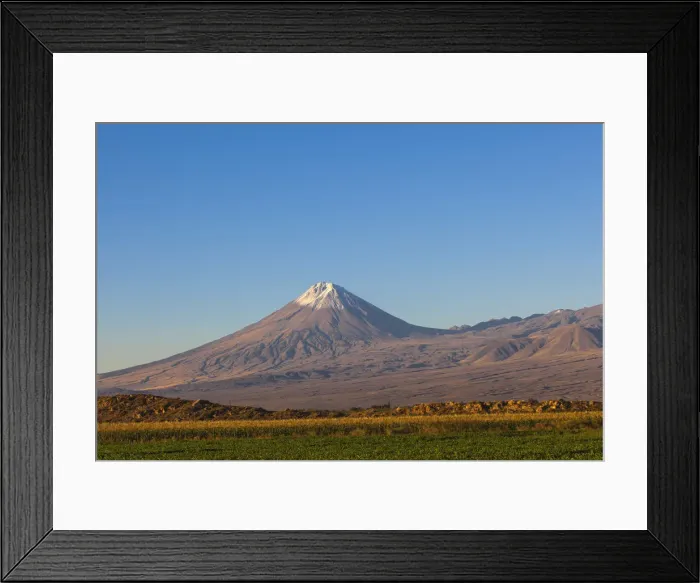 Framed Print : Armenia, Yerevan, Ararat plain, Mount Ararat viewed from Khor Virap Framed Print : Armenia, Yerevan, Ararat plain, Mount Ararat viewed from Khor Virap
