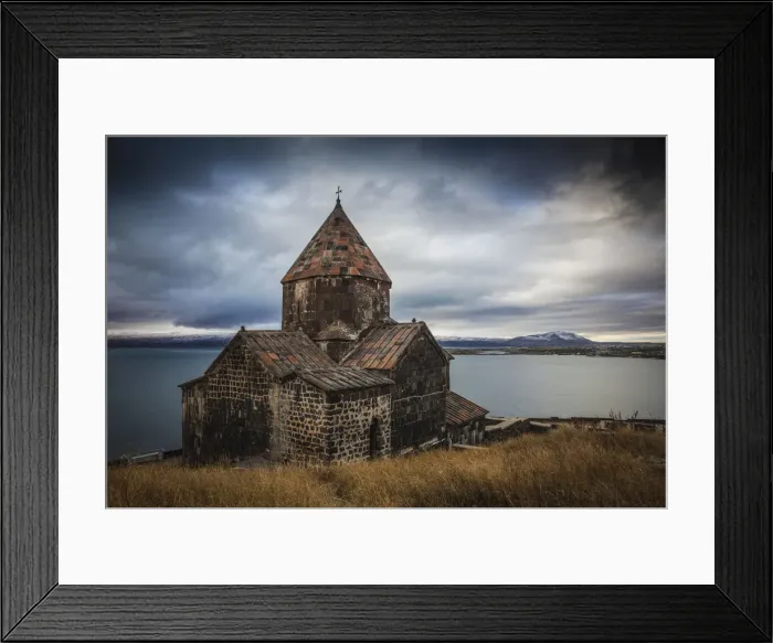 Framed Print : Armenia, Lake Seven, Sevanavank monastery Framed Print : Armenia, Lake Seven, Sevanavank monastery