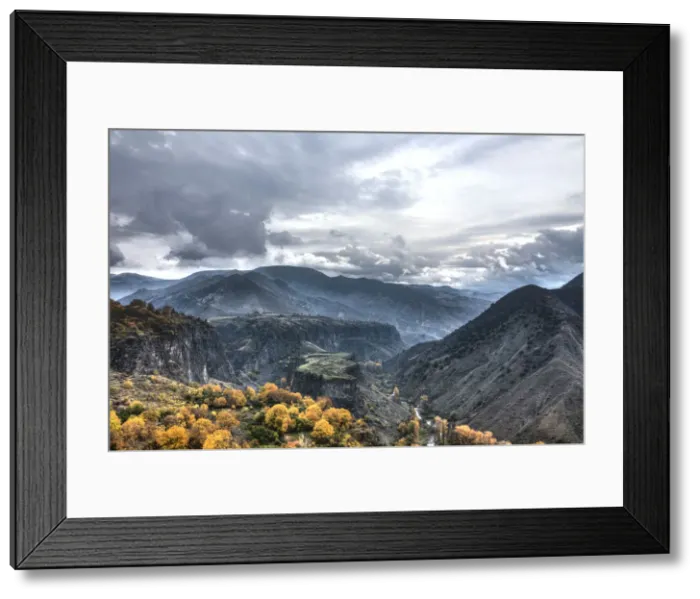 Framed Print : View of Caucasus mountains, Garni, Kotayk Province, Armenia Framed Print : View of Caucasus mountains, Garni, Kotayk Province, Armenia