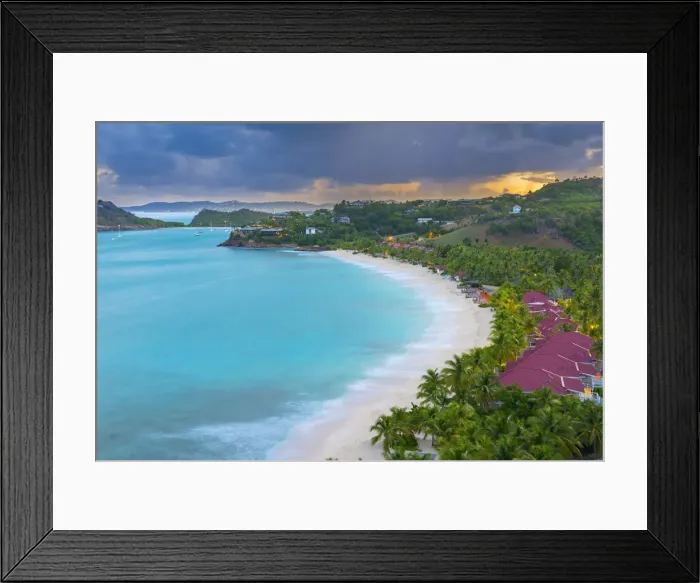 Framed Print : Caribbean, Antigua, Galley Bay, Galley Bay Beach Framed Print : Caribbean, Antigua, Galley Bay, Galley Bay Beach