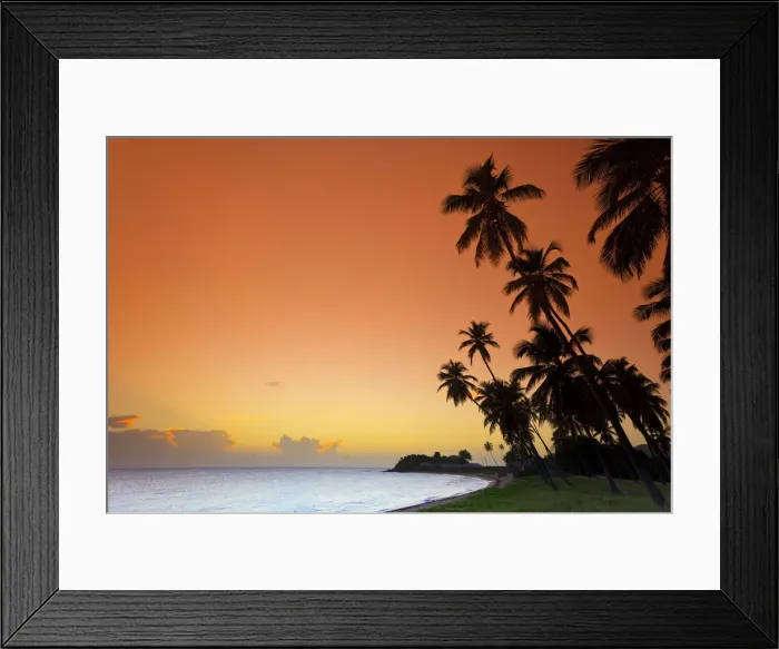 Framed Print : Caribbean, Antigua and Barbuda, Morris Point Framed Print : Caribbean, Antigua and Barbuda, Morris Point
