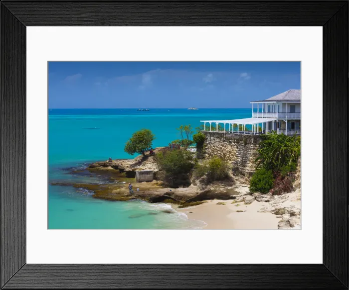 Framed Print : Antigua and Barbuda, Antigua, St. Johns, Fort James, old fort dating back to 1706 Framed Print : Antigua and Barbuda, Antigua, St. Johns, Fort James, old fort dating back to 1706