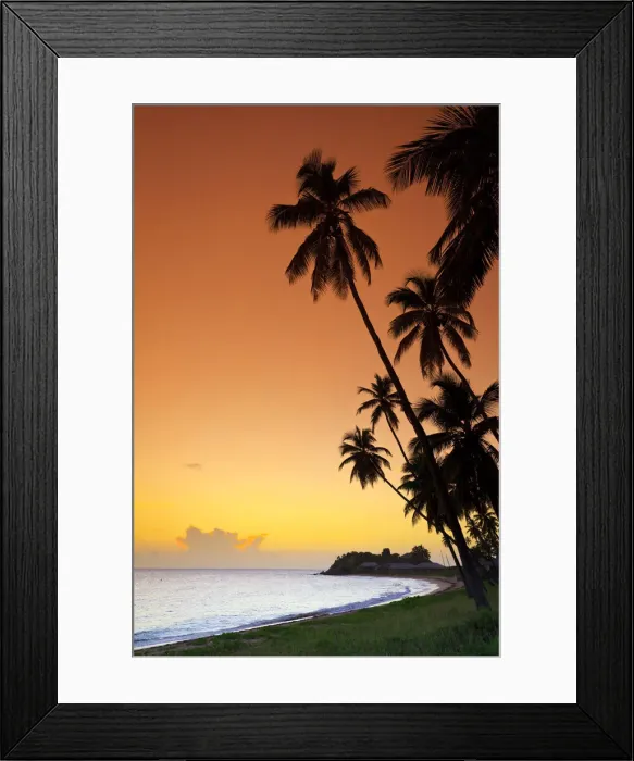 Framed Print : Caribbean, Antigua and Barbuda, Morris Point Framed Print : Caribbean, Antigua and Barbuda, Morris Point