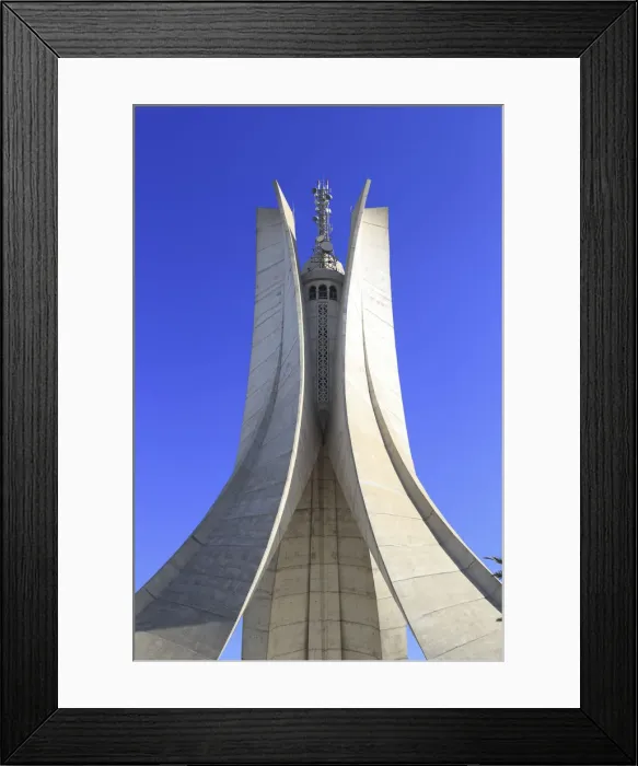 Framed Print : The Monument of the Martyrs (Maquam E chahid) (1982), Algiers, Algiers Province Framed Print : The Monument of the Martyrs (Maquam E chahid) (1982), Algiers, Algiers Province
