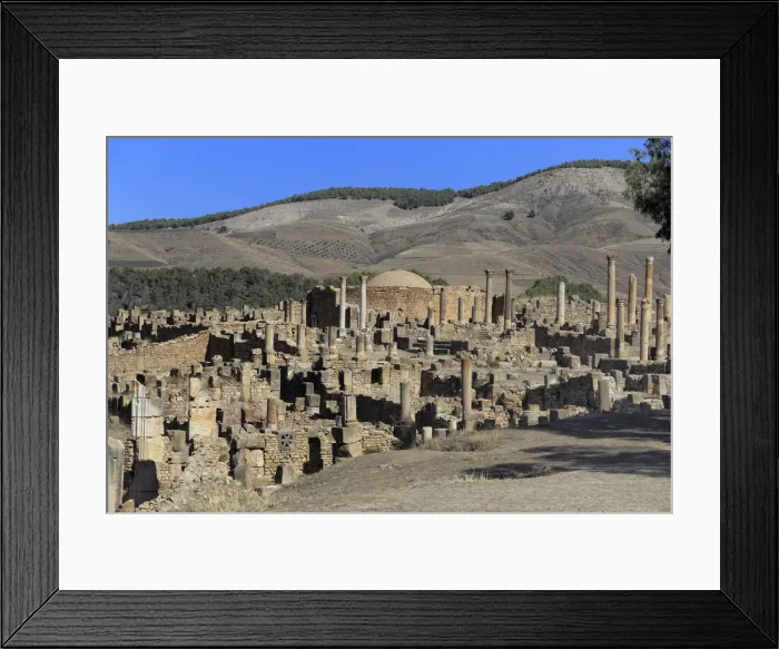 Framed Print : Ruins of ancient city Cuicul, Djemila, Setif Province, Algeria Framed Print : Ruins of ancient city Cuicul, Djemila, Setif Province, Algeria