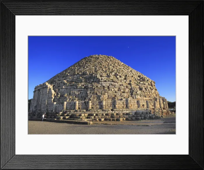 Framed Print : So-called Christians tomb, Mausoleum of Mauretania kings (2nd century BC) Framed Print : So-called Christians tomb, Mausoleum of Mauretania kings (2nd century BC)