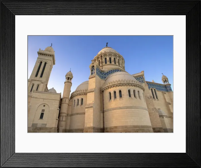 Framed Print : Notre Dame daaAfrique church (1872), Algiers, Algiers Province, Algeria Framed Print : Notre Dame daaAfrique church (1872), Algiers, Algiers Province, Algeria
