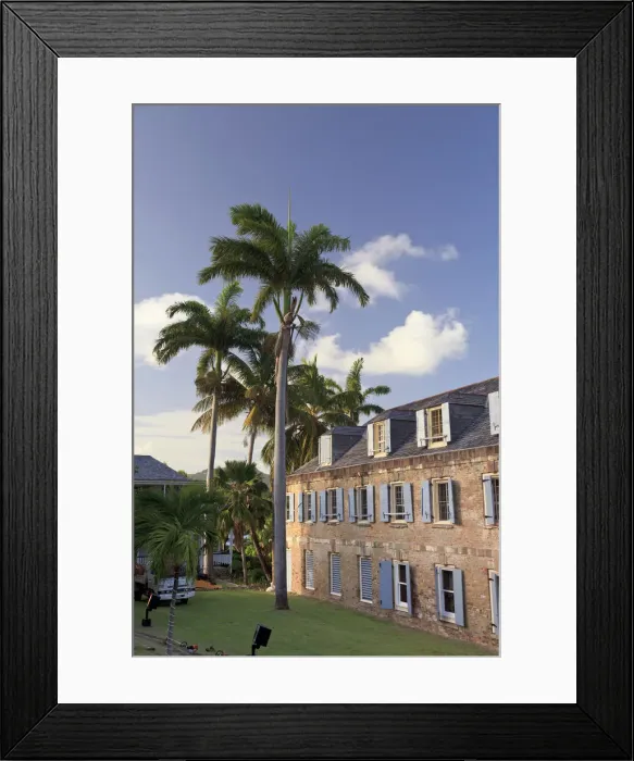 Framed Print : Caribbean, Antigua and Barbuda, Historic Nelsons Dockyard, Old Copper