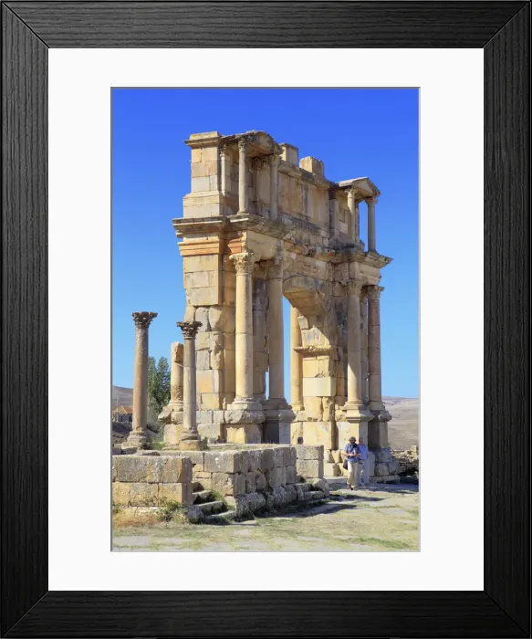 Framed Print : Ruins of ancient city Cuicul, Djemila, Setif Province, Algeria Framed Print : Ruins of ancient city Cuicul, Djemila, Setif Province, Algeria