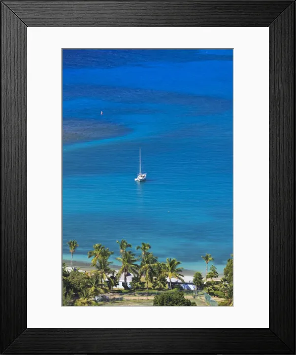 Framed Print : Caribbean, Antigua and Barbuda, English Harbour from Shirleys Heights Framed Print : Caribbean, Antigua and Barbuda, English Harbour from Shirleys Heights