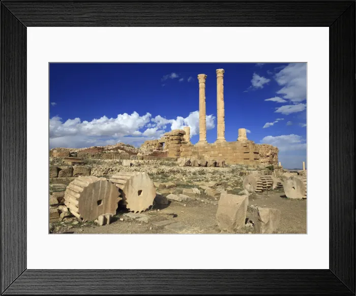 Framed Print : Ancient Roman city (2-3rd centuries), Timgad, Batna Province, Algeria Framed Print : Ancient Roman city (2-3rd centuries), Timgad, Batna Province, Algeria