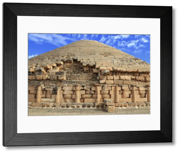 Framed Print : Mausoleum of Numidian kings (2nd century BC), Medracen, Algeria Framed Print : Mausoleum of Numidian kings (2nd century BC), Medracen, Algeria