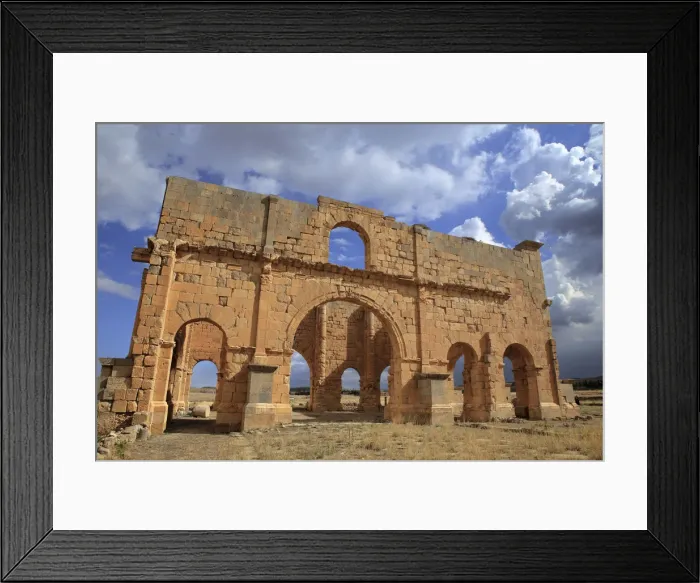 Framed Print : Praetorium (267), Lambesis, Batna Province, Algeria