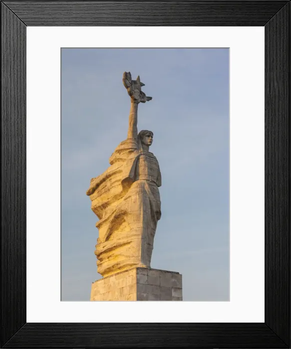 Framed Print : Albania, Tirana, Matrtyrs Cemetery and Mother Albania Statue Framed Print : Albania, Tirana, Matrtyrs Cemetery and Mother Albania Statue