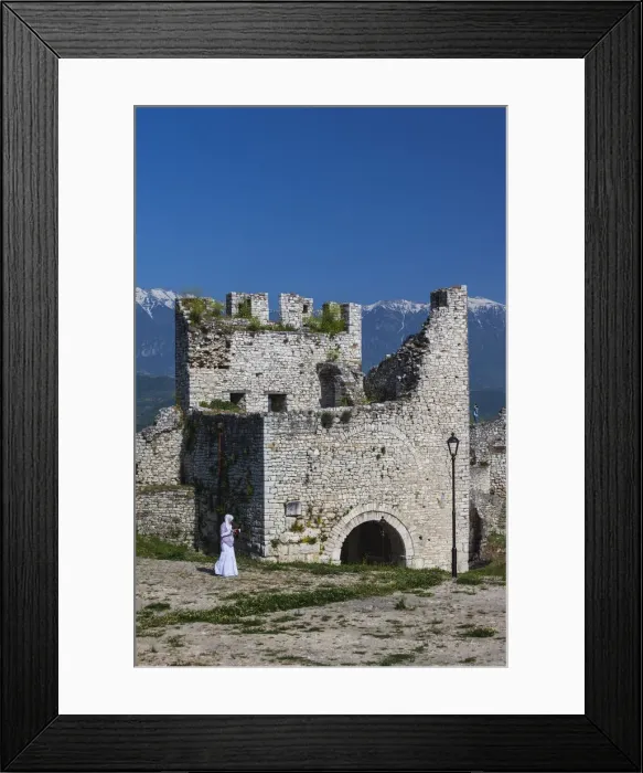 Framed Print : Albania, Berat, Kala Citadel, detail Framed Print : Albania, Berat, Kala Citadel, detail