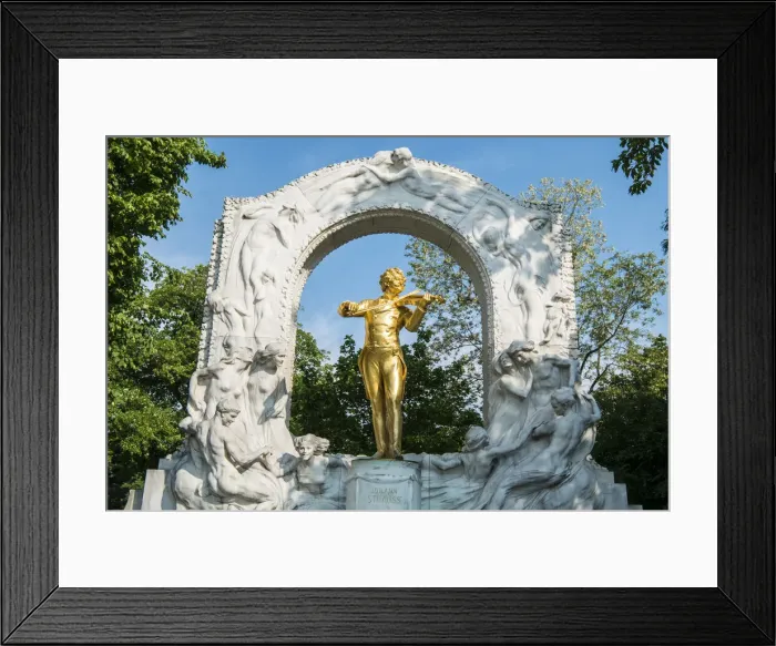 Framed Print : Johann Strauss Denkmal, Stadtpark, Vienna, Austria Framed Print : Johann Strauss Denkmal, Stadtpark, Vienna, Austria