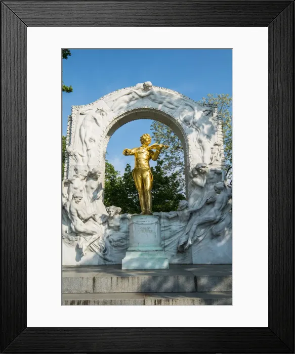 Framed Print : Johann Strauss Denkmal, Stadtpark, Vienna, Austria Framed Print : Johann Strauss Denkmal, Stadtpark, Vienna, Austria