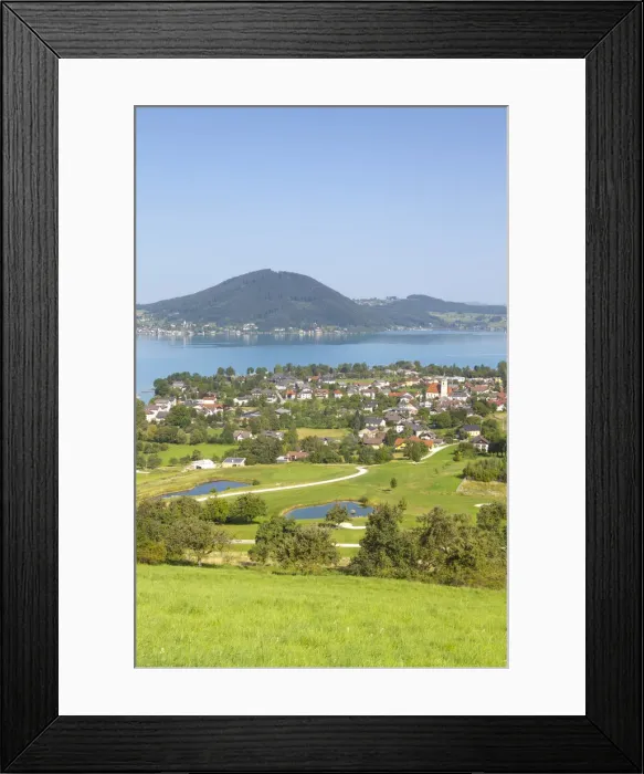 Framed Print : Weyregg am Attersee, Attersee, Salzkammergut, Austria Framed Print : Weyregg am Attersee, Attersee, Salzkammergut, Austria