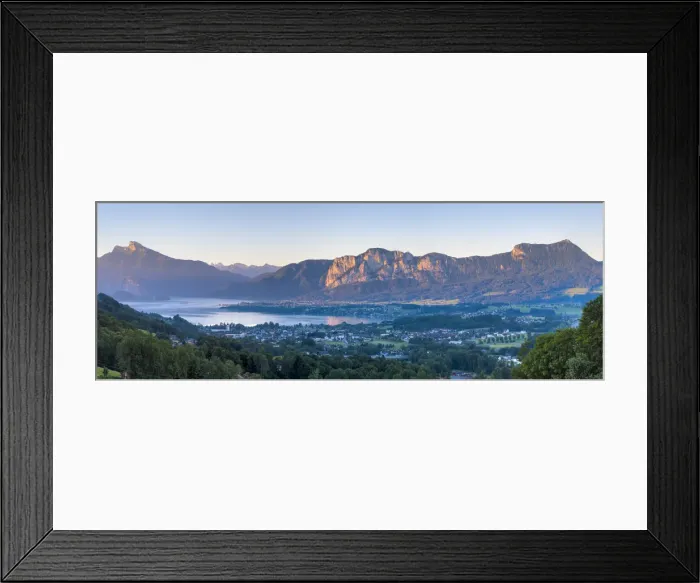 Framed Print : Alpine Meadow, Mondsee, Mondsee Lake, Oberosterreich, Upper Austria, Austria