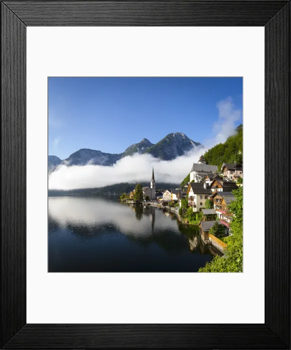 Framed Print : Hallstatt, Hallstattersee, Oberosterreich, Upper Austria, Austria Framed Print : Hallstatt, Hallstattersee, Oberosterreich, Upper Austria, Austria
