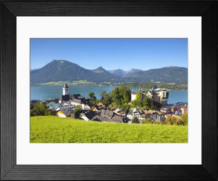 Framed Print : St. Wolfgang, Wolfgangsee lake, Flachgau, Upper Austria, Austria Framed Print : St. Wolfgang, Wolfgangsee lake, Flachgau, Upper Austria, Austria