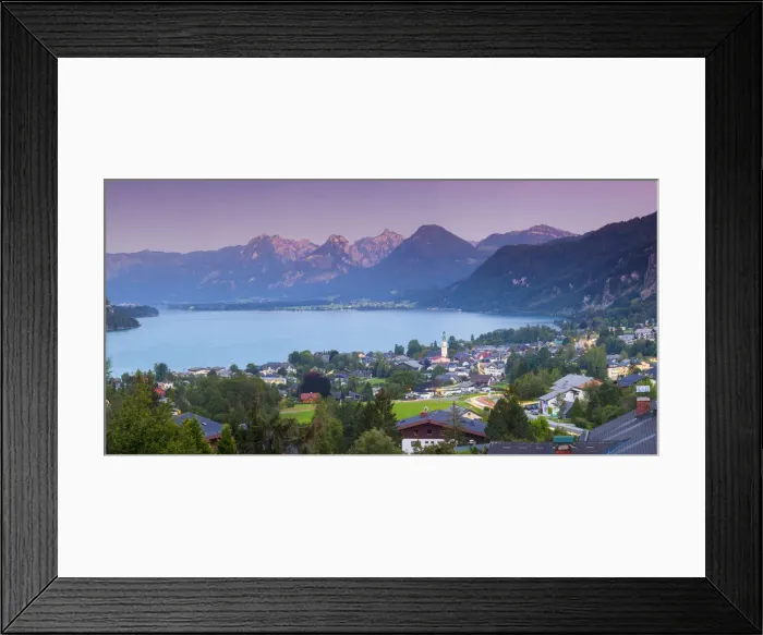 Framed Print : St. Gilgen, Wolfgangsee, Flachgau, Salzburger Land, Austria Framed Print : St. Gilgen, Wolfgangsee, Flachgau, Salzburger Land, Austria