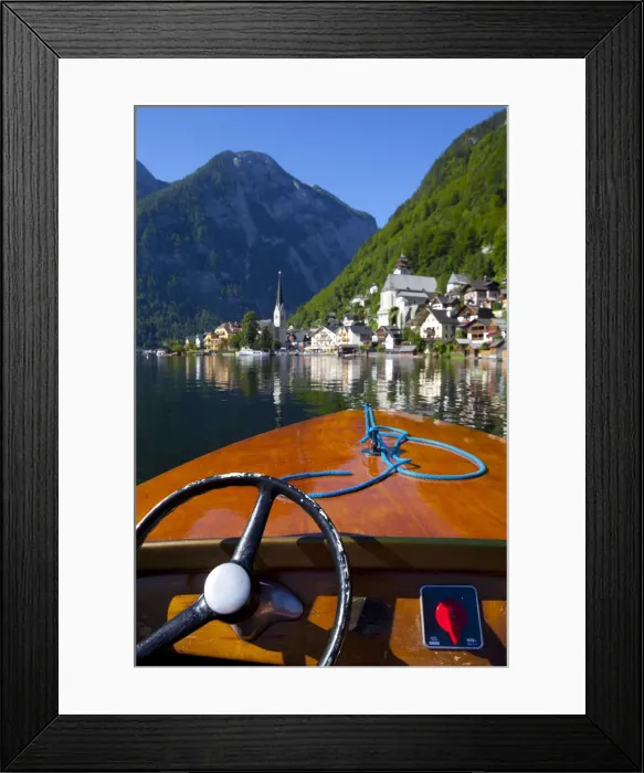 Framed Print : Hallstatt, Hallstattersee, Oberosterreich, Upper Austria, Austria Framed Print : Hallstatt, Hallstattersee, Oberosterreich, Upper Austria, Austria