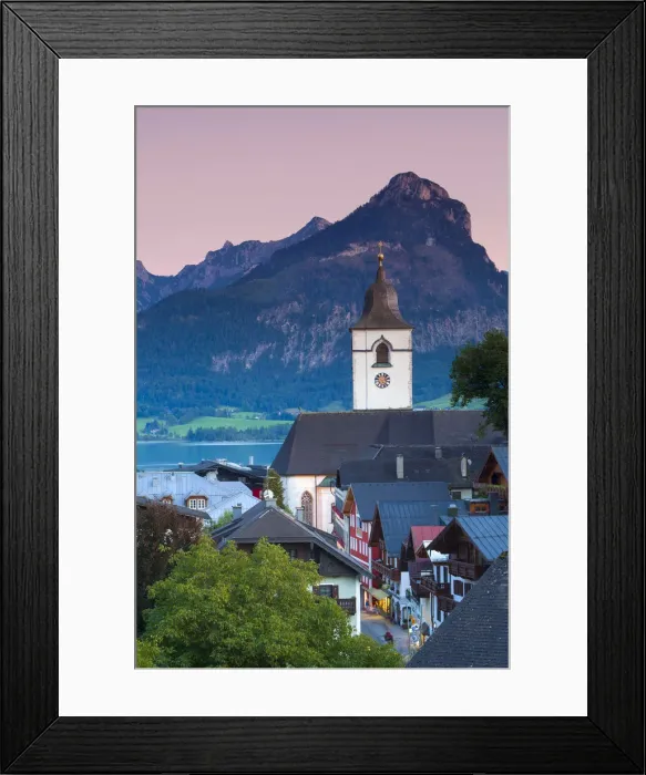Framed Print : St. Wolfgang, Wolfgangsee lake, Flachgau, Upper Austria, Austria Framed Print : St. Wolfgang, Wolfgangsee lake, Flachgau, Upper Austria, Austria