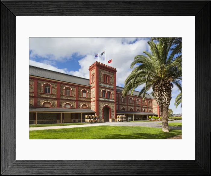 Framed Print : Australia, South Australia, Barossa Valley, Tanunda, Chateau Tanunda Estate Winery Framed Print : Australia, South Australia, Barossa Valley, Tanunda, Chateau Tanunda Estate Winery