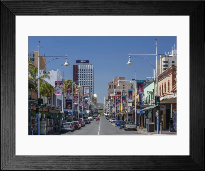 Framed Print : Australia, South Australia, Adelaide, Hindley Street