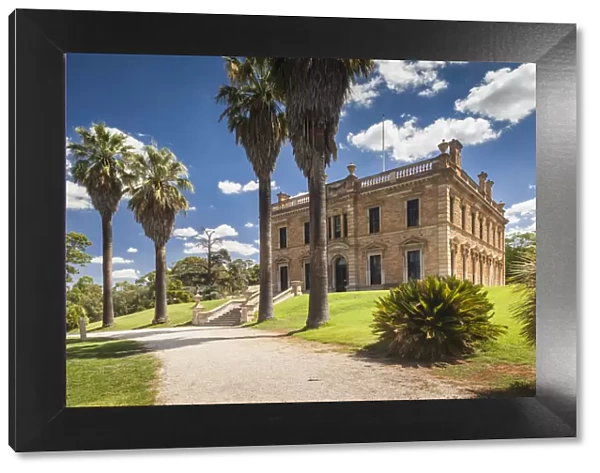Australia, South Australia, Clare Valley, Mintaro, Martindale Hall, 1880 mansion that