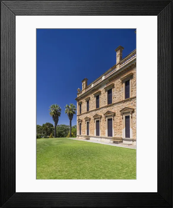 Framed Print : Australia, South Australia, Clare Valley, Mintaro, Martindale Hall, 1880 mansion that Framed Print : Australia, South Australia, Clare Valley, Mintaro, Martindale Hall, 1880 mansion that