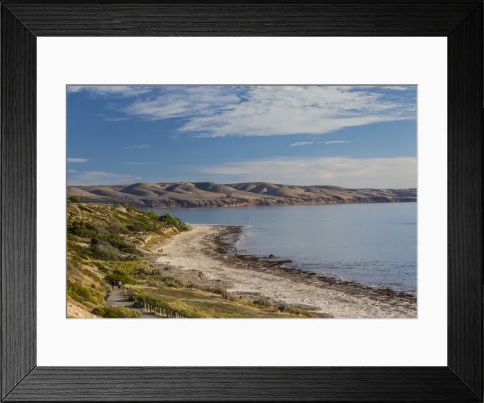 Framed Print : Australia, South Australia, Fleurieu Peninsula, Aldinga Beach, elevated beach Framed Print : Australia, South Australia, Fleurieu Peninsula, Aldinga Beach, elevated beach