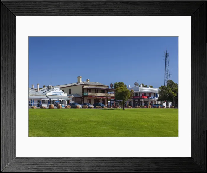 Framed Print : Australia, South Australia, Murray River Valley, Morgan, town view Framed Print : Australia, South Australia, Murray River Valley, Morgan, town view