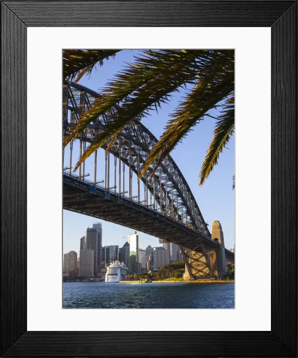 Framed Print : Harbour Bridge, Darling Harbour, Sydney, New South Wales, Australia Framed Print : Harbour Bridge, Darling Harbour, Sydney, New South Wales, Australia